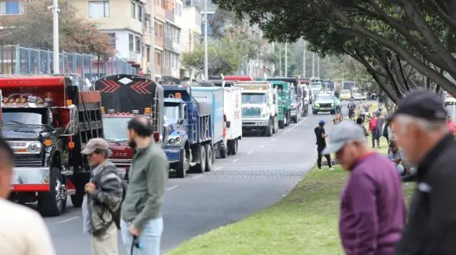 Bloqueos paro camionero en Antioquia