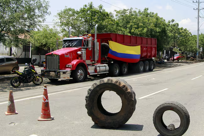 Paro camionero en Antioquia 2024