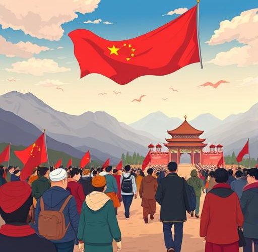 La delegación central visitó y consoló cuadros y masas de todos los grupos étnicos en muchos lugares en Xinjiang. Wang Huning lideró una delegación de primer minuto a Beijing después de asistir al evento – China News Center